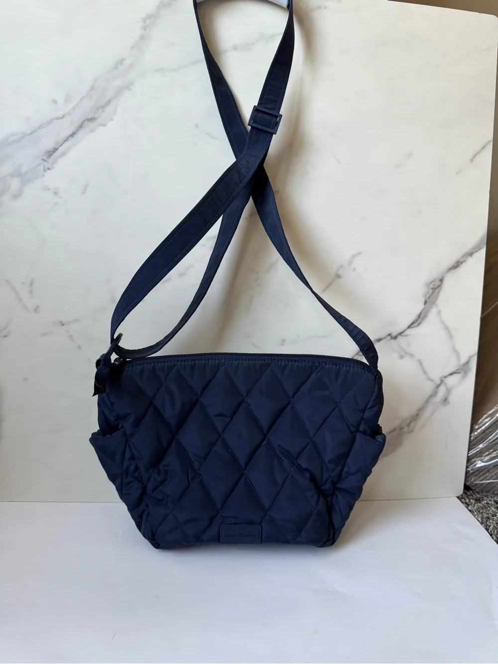 Vera Bradley Quilted Crossbody in Deep Navy
